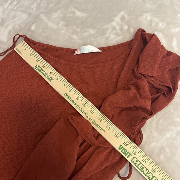 Free People Beach Maxi Dress Womens Small Rust Elisa Goddesscore Boho Resort - Picture 7 of 12